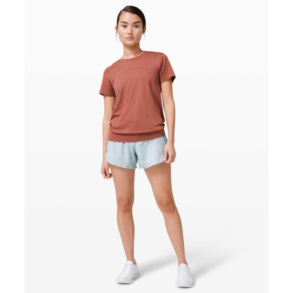 Lululemon‎ Tracker Short V *4" in Heather Lux Multi Hazy Jade Size 4 - Picture 9 of 12